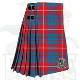 Hamilton Red Modern Tartan Kilt – A Bold Symbol of Clan Pride